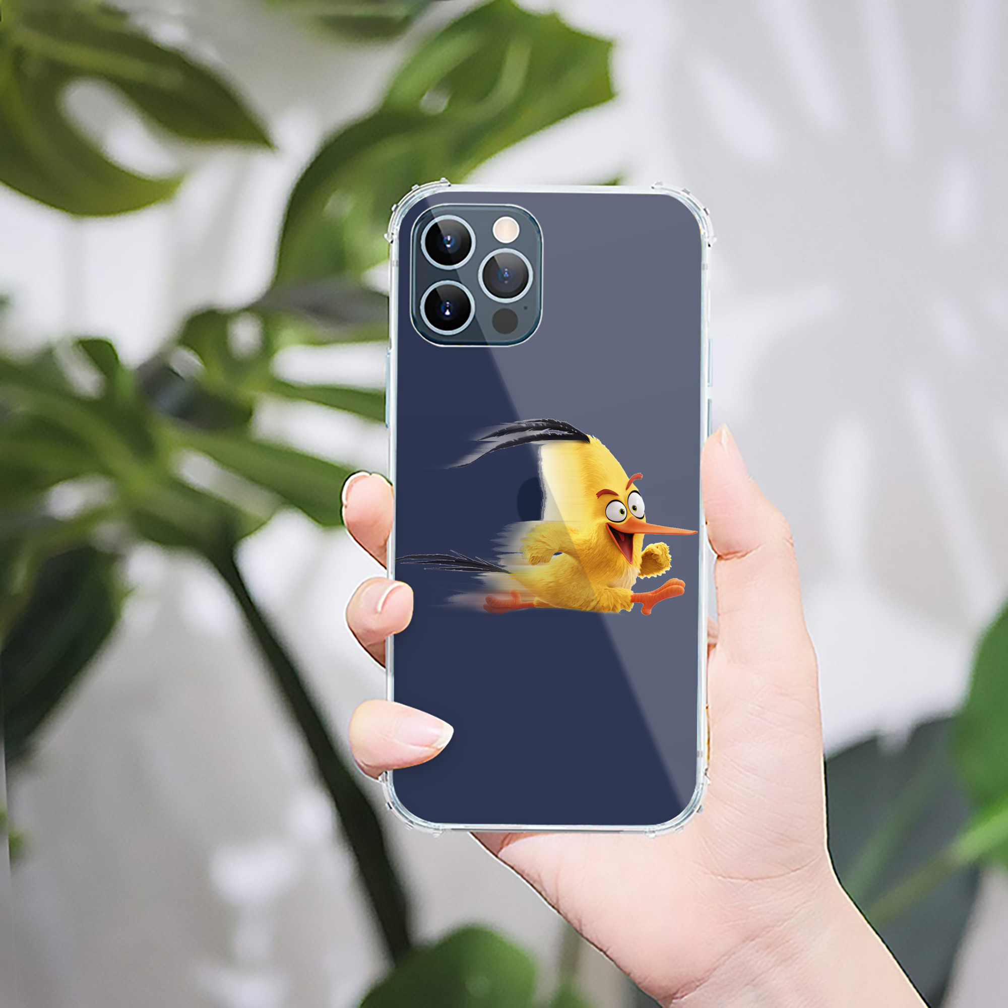 （画像用） Angry Birds アングリーバード 【iPhone 12シリーズ対応】透明スマホケース（クリアソフトケース）
